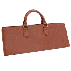  Louis Vuitton saktoli угол ручная сумочка M52093 epi кожа kenia Brown LOUIS VUITTON