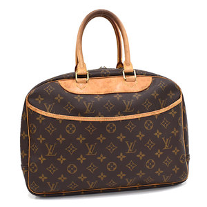 セール 1点限定 ルイヴィトン ドーヴィル ハンドバッグ M47270 モノグラム ブラウン LOUIS VUITTON Deauville