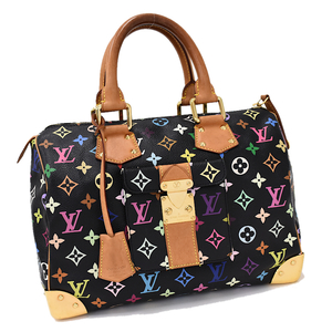 セール ルイヴィトン スピーディ30 ハンドバッグ ミニボストン M92642 モノグラムマルチカラー ノワール LOUIS VUITTON