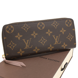 セール 新品同様 ルイヴィトン ポルトフォイユ・クレマンス 長財布 M61298 モノグラム ローズバレリーヌ LOUIS VUITTON