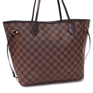 セール ルイヴィトン ネヴァーフルMM ショルダー トートバッグ N51105 ダミエ エベヌ ブラウン LOUIS VUITTON