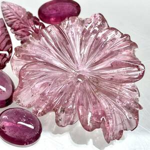 ( натуральный турмалин . суммировать 30ct)J разрозненный камни не в изделии драгоценнный камень ювелирные изделия jewerly pink tourmaline скульптура цветок 