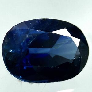 〔天然サファイア 0.860ct〕J 約6.58×4.67mm ルース 裸石 宝石 ジュエリー sapphire corundum コランダム 