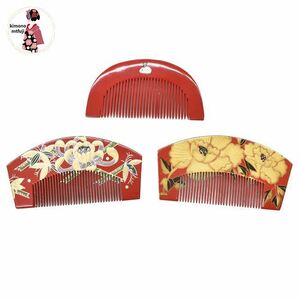 1 jpy hair ornament .3 point comb retro kimono kimono small articles including in a package possible [kimonomtfuji] 7nfuji44635