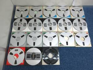 [ affordable goods 18 pieces set ]Scotch/maxell/FUJI FILM/TDK/BASF open reel tape metal 10 number pattern number unknown Scotch /mak cell 