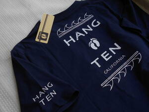 ◆超～おしゃれ！【 Hang TEN / ハンテン 】半袖！バックロゴ・デザイン／Tシャツ◆NV/L