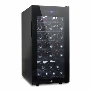  with translation unused wine cellar compressor type 3 2 ps temperature degree setting stylish wine cooler home use business use slim wine sake touch panel 