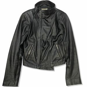 Rare 00's JAPANESE LABEL Ekam like lamb leather jacket archive goa ifsixwasnine kmrii share spirit lgb 14th addiction 