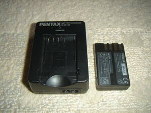 中古☆PENTAX バッテリー充電器 D-BC109＋バッテリーD-LI109☆