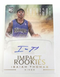 2012-13 Panini Intrigue Rookie Auto Isaiah Thomas /299