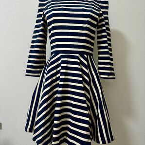 the Virginia ボーダーワンピース 膝丈 フレア S