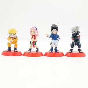 NARUTO ナルト サクラ サスケ カカシ フィギュア 4種セット ジャンプフェスタ コカ・コーラ JUMP FESTA 中古/15200