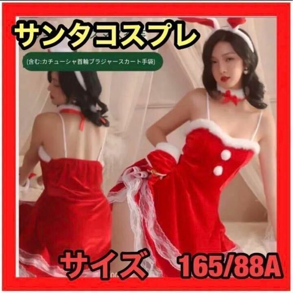 クリスマスにサンタ　コスプレ　バニー　レディース　セクシー　レース