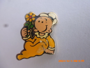 ポパイの養子スイーピー　１９７０年代のビンテージ・バッチ　　Swee'Pea Vitage Badge 超レア