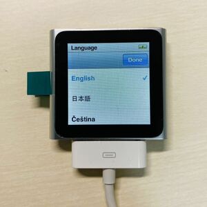 未使用 動作確認済 iPod nano 第6世代 シルバー 8GB Apple 検索用 iPhone