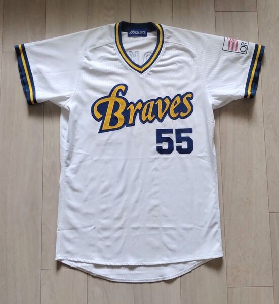 【限定 完売】オリックス ブレーブス 復刻 T岡田 ハイクラス ホーム ユニフォーム ミズノ O バファローズ
