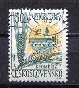 CZ-11◇チェコスロバキア　1963年　大麦と城　1種完　済