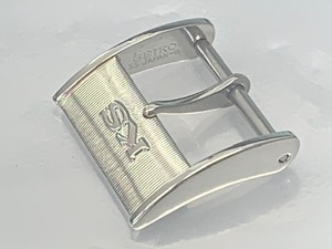 未使用品　SEIKO キングセイコー ヒストリカルコレクション2000年　純正尾錠　ステンレス　取付幅１6ｍｍ　ＫＳロゴ　（TS24018）送料無料