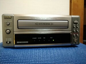 DENON 　デノン 　DRR-M10 コンパクト　カセットデッキ　オートリバース　動作品