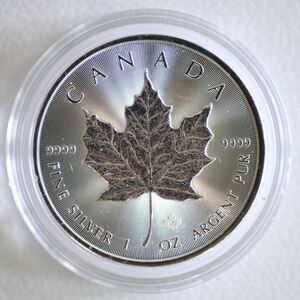 2022年 カナダ メイプルリーフ銀貨 1オンス 31.1g エリザベス女王