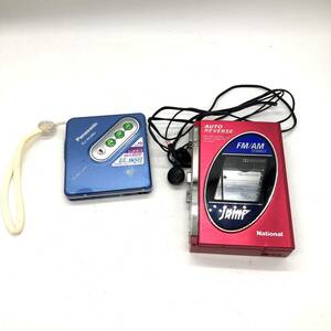 [ rare * collector exhibition ] cassette *MD Walkman 2 pcs. set!/National JUMP National RX-SA11 Panasonic SJ-MJ80
