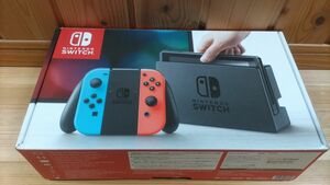 Nintendo Switch Joy-Con （L）ホワイト　/（R）ネオンレッド ニンテンドースイッチ 一式 