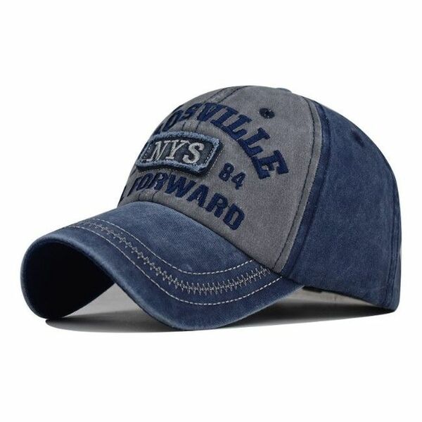 メンズ キャップ 帽子 かっこいい 帽子 CAP 野球 ゴルフ スポーツ 日差し対策(色：ブルー)