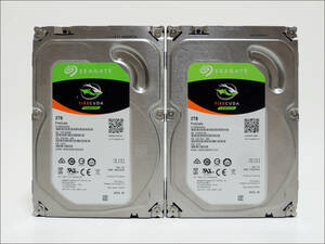 Seagate 3.5インチHDD ST2000DX002 2TB SATA 2台セット #12352