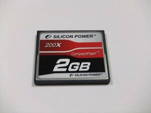 CF card 2gb format ending present condition exhibition 1 sheets silicon power 