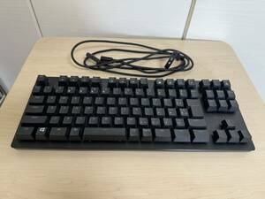 ★Y80★ 美品 RAZER レイザー HUNTSMAN TOURNAMENT EDITION 赤軸 ゲーミングキーボード RZ03-0308