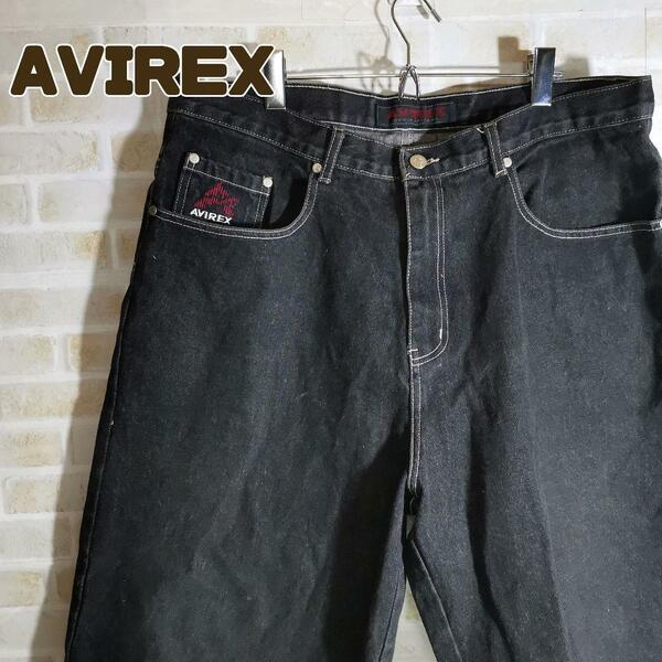 AVIREX アビレックス パンツ ショート 黒 デニム