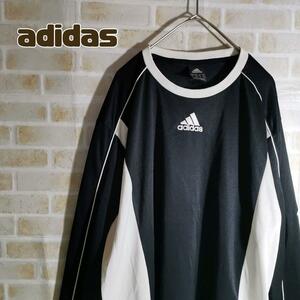  Adidas adidas футболка длинный рукав long T центральный Logo чёрный 