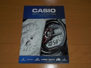 商品カタログ CASIO WATCH COLLECTION 2011 Vol.1 カシオ/OCEANUS/SHEEN/EDIFICE/G-SHOCK/Baby-G/PRO TRECK/PHYS