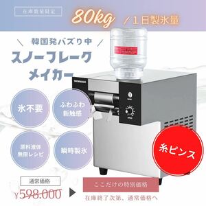 【期間限定価格】糸ピンス　かき氷　韓国スイーツ　ふわふわ　機械　業務用