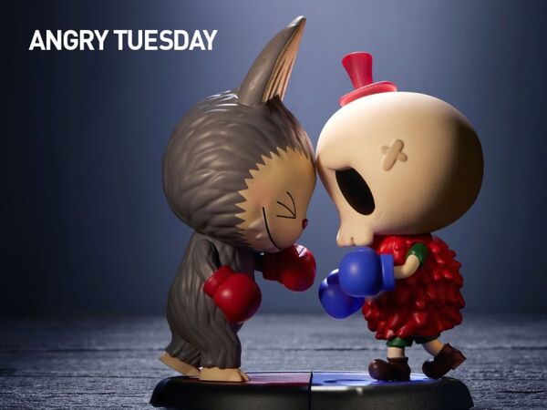 【未開封】popmart THE MONSTERS Mischief Diary シリーズフィギュアAngry Tuesday