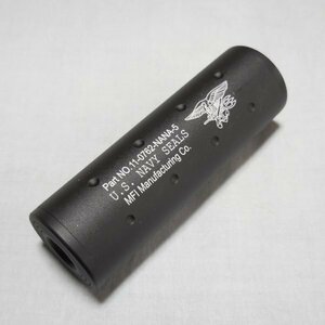  compact silencer NAVY SEALS total length 108mm/ outer diameter 35mm 14mm regular / reverse screw correspondence 