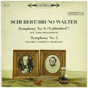 米Columbia MS6218　シューベルト「未完成交響曲」　ワルター　ニューヨーク・フィル