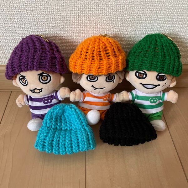 ハンドメイド ニット帽 ちび用 5色セット