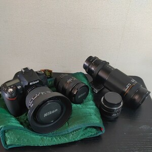 Nikon D90　ボディ1台　レンズ4本セット　ニコン　デジタル一眼レフ カメラ　0606-B4-TA1