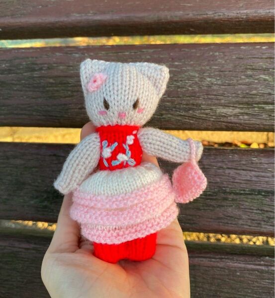 Sale ハンドメイド あみぐるみ 猫さん