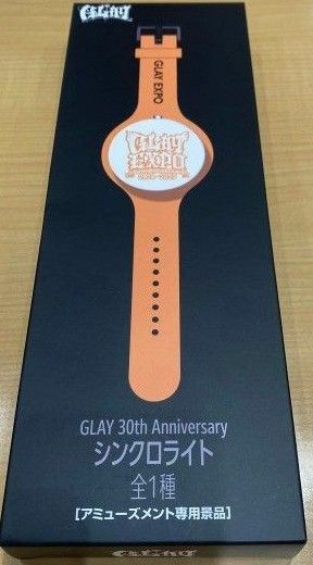 GLAY GIGO限定 30th Anniversary シンクロライト リストバンド