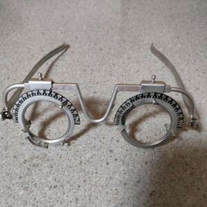 検眼用メガネ 視力検査 検診 検眼 テスト メガネフレーム 眼鏡　k2-82