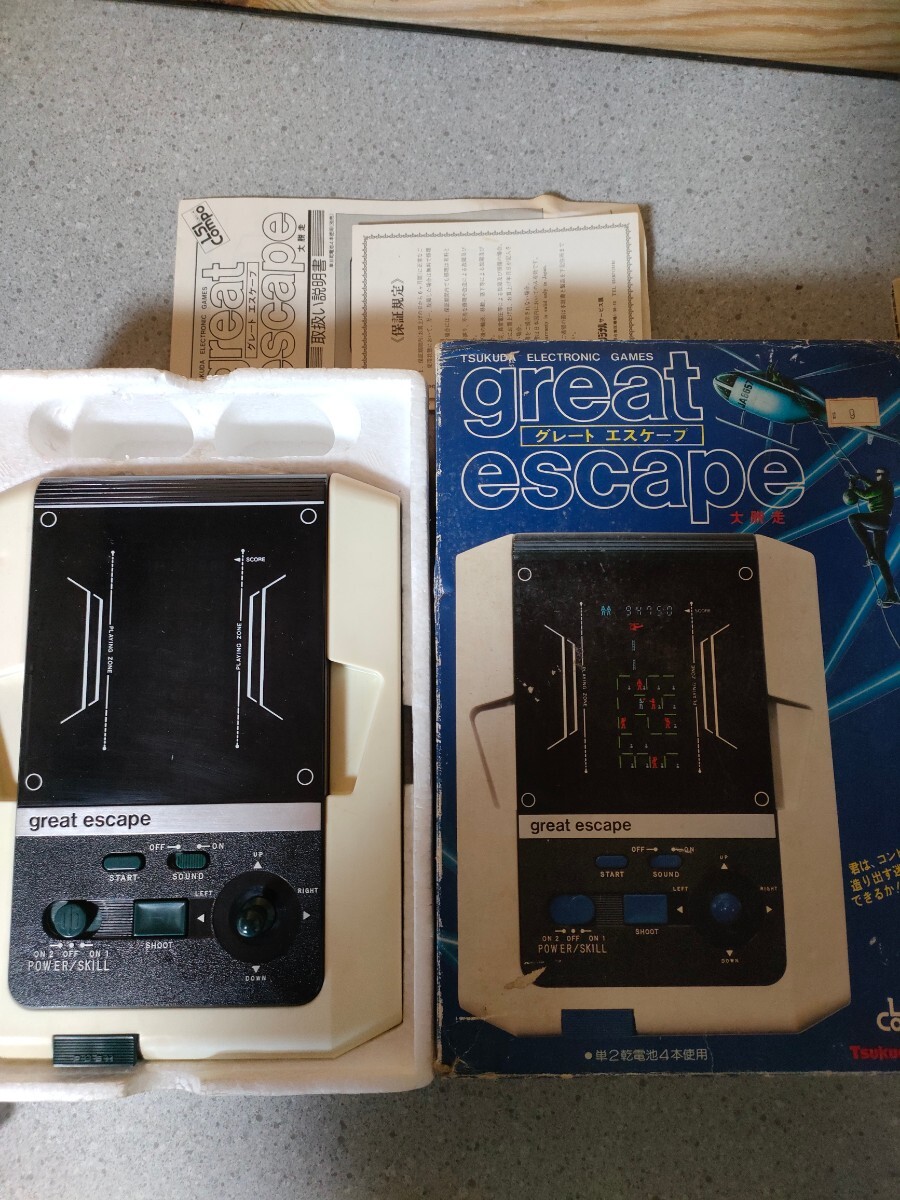 Yahoo!オークション -「great escape」(携帯型) (テレビゲーム Yahoo!オークション -「great escape」(携帯型) (テレビゲーム