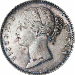 MS64 英領 インド ルピー 銀貨 1840 ヴィクトリア NGC ビクトリア ウィリアムワイオン PCGS イギリス ヤングヘッド india rupee 金貨 銅貨