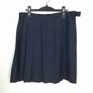 1 иен школьная юбка большой размер лето предмет w80- длина 54 темно-синий средний . средняя школа плиссировать школьная форма форма женщина б/у IN7159
