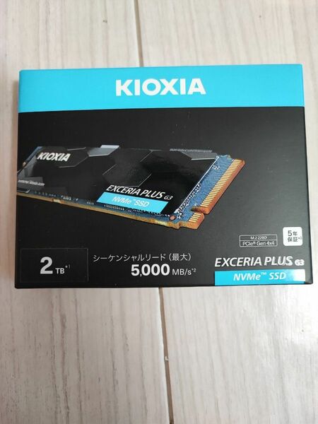 キオクシア KIOXIA 内蔵 SSD 2TB NVMe PLUS G3