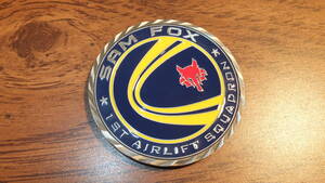 [USAF]SAM FOX 1st AS rice . large .. exclusive use machine Air Force 2 no. 89 empty transportation aviation . rice special .. necessary person transportation squad Andrew z Air Force basis ground Challenge coin 