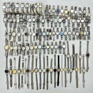  lady's wristwatch together large amount 100 pcs set approximately 4.1kg SEIKO TECHNOS CITIZEN agnes.b SKAGEN RAYARD renoma folli follie etc. summarize H247