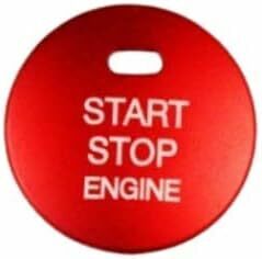 レッド スバル ダイハツ マツダ レクサス カー用品 プッシュ カバー ボタン 赤色 スタート エンジン レッド
