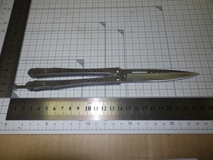 折り畳み ナイフ シルバー (C5-1) フォールディングナイフ